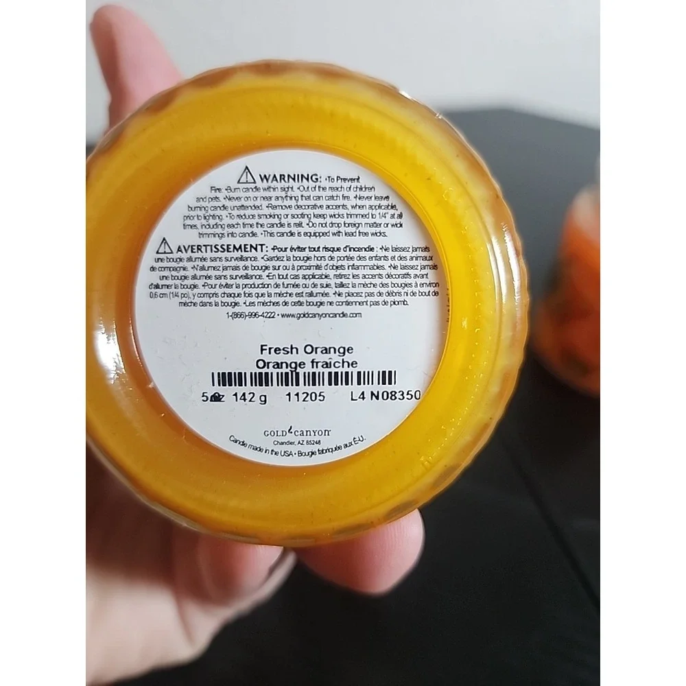 Gold Canyon Candles Citrus Variety Pack Lot Of 4, 5 Oz Jars OOP